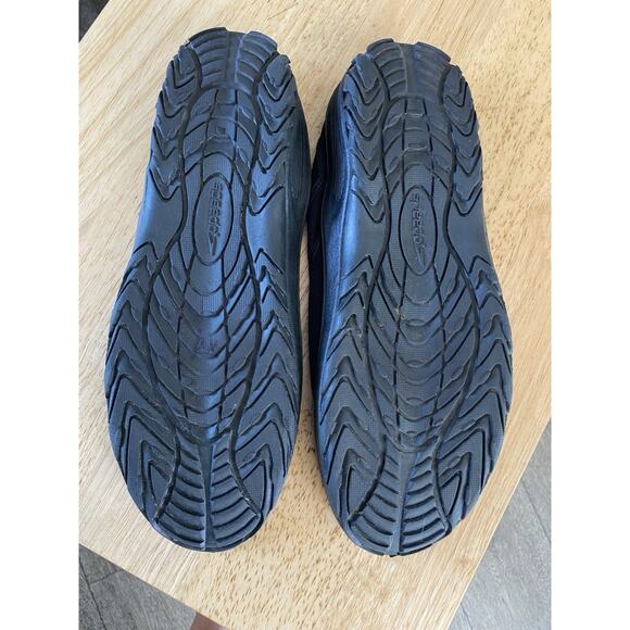 SPEEDO Water Shoes Stretch Black Mesh Athletic Swim 9 - Picture 2 of 3